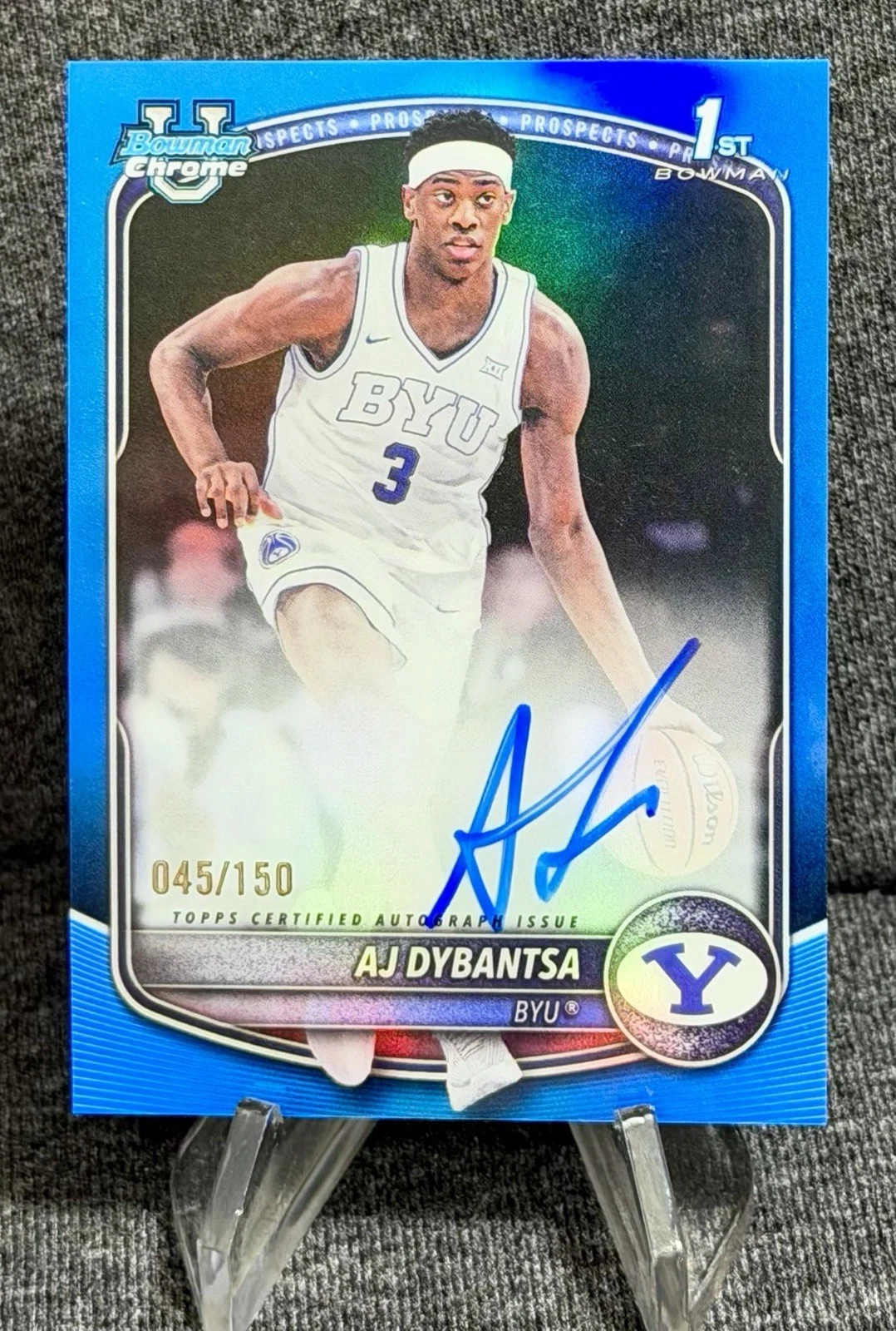 Aj Dybantsa Blue Refractor