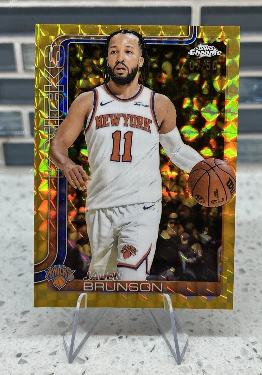 Jalen Brunson Gold Geometric