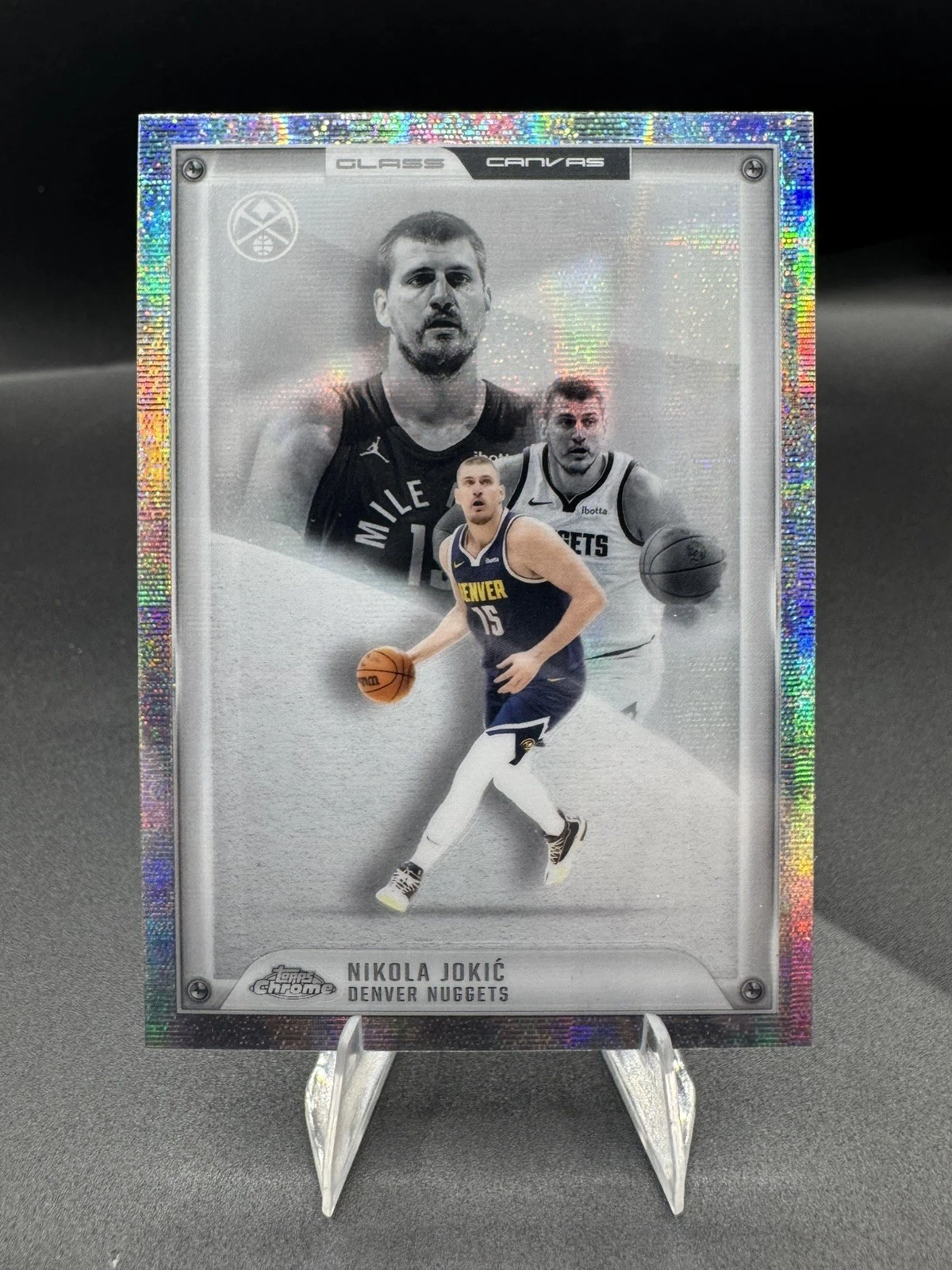 Nikola Jokic Glass Canvas