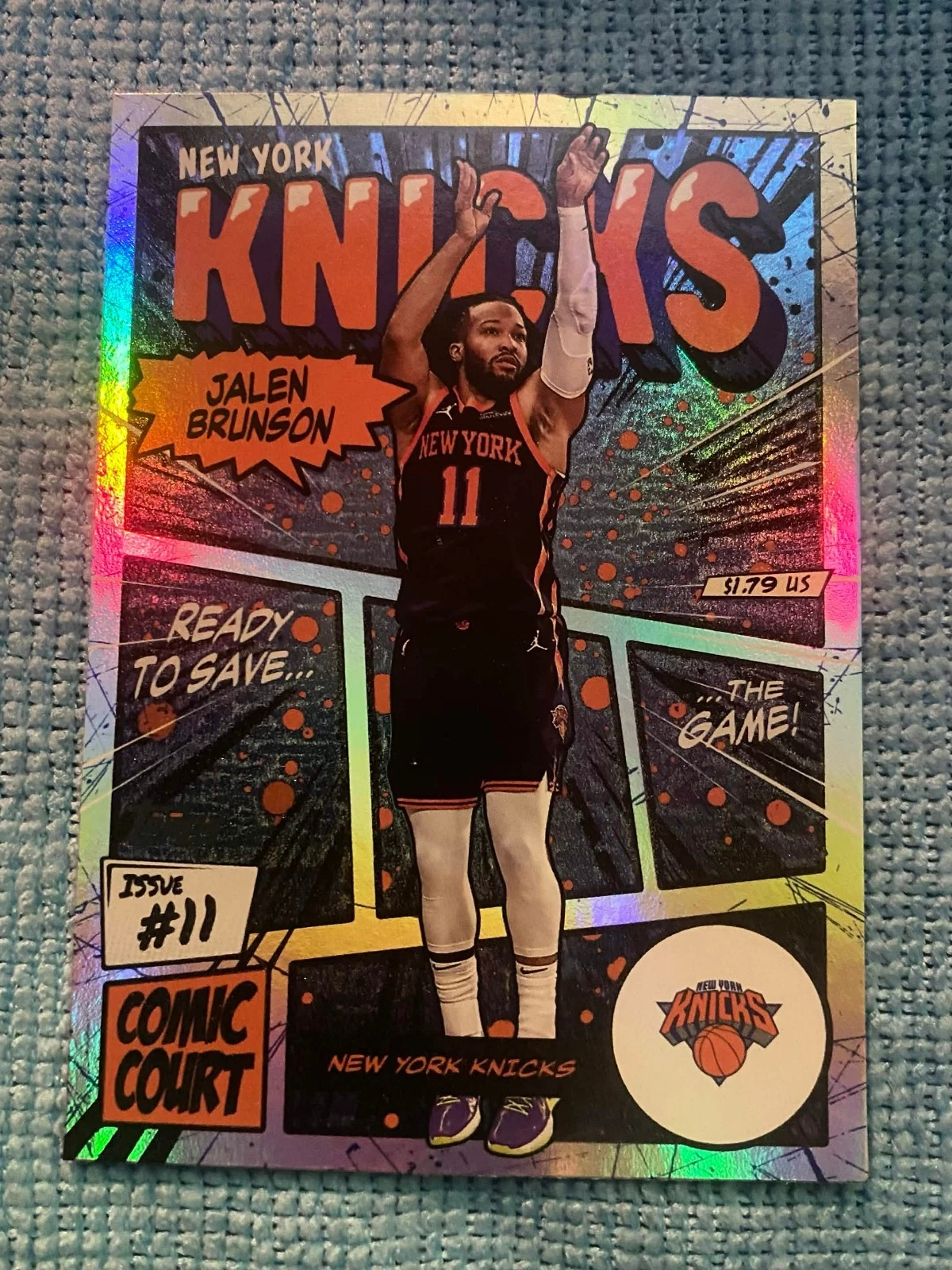 Jalen Brunson Comic Court
