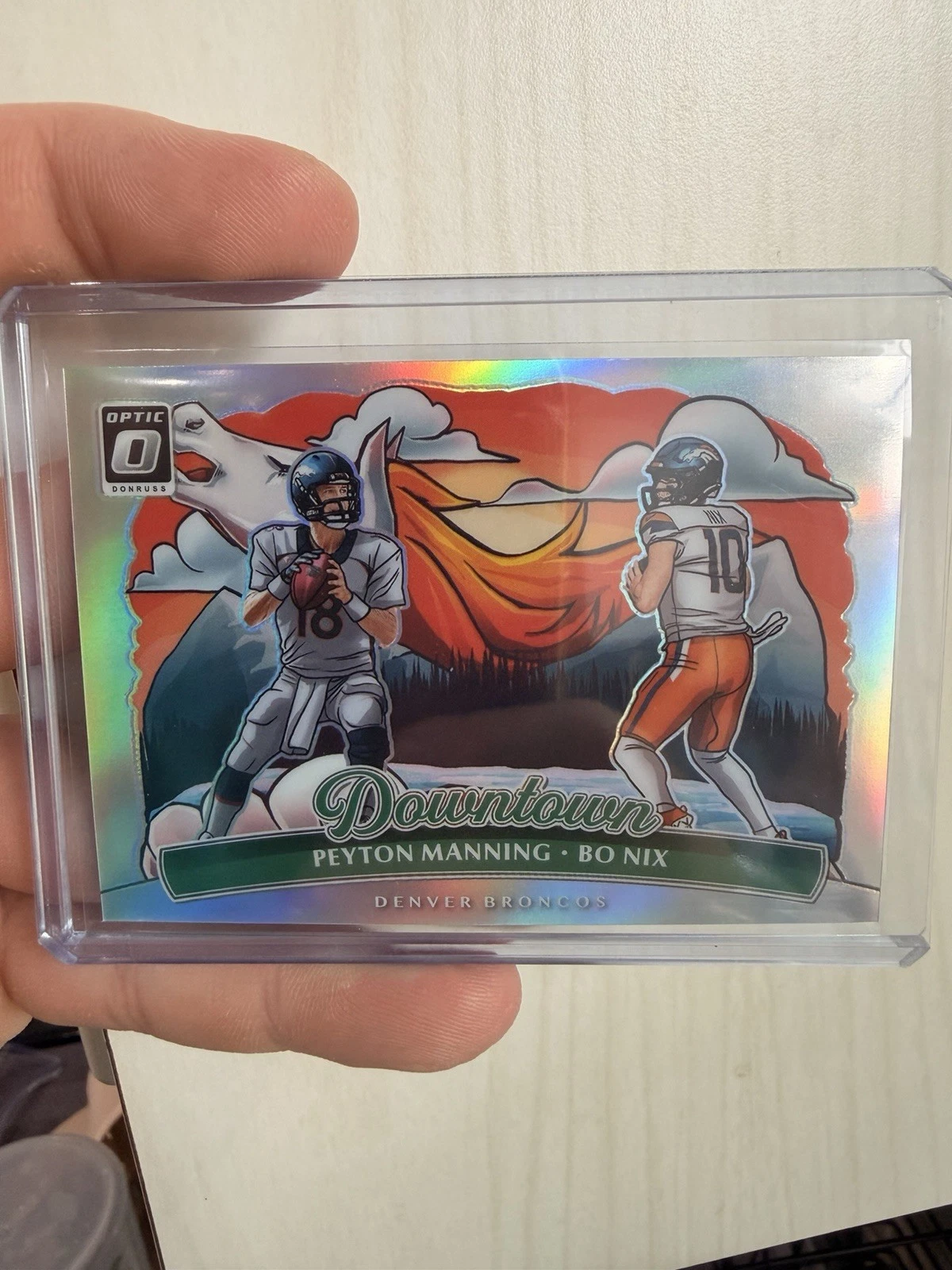 Peyton Manning Bo Nix