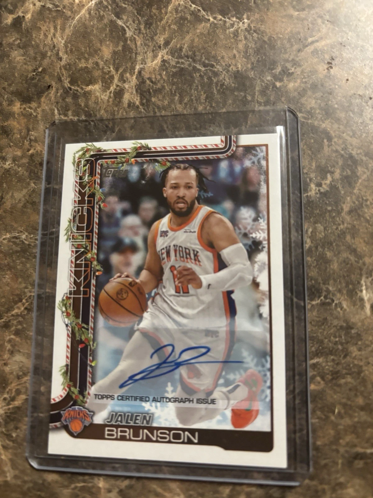 Holiday Jalen Brunson Certified