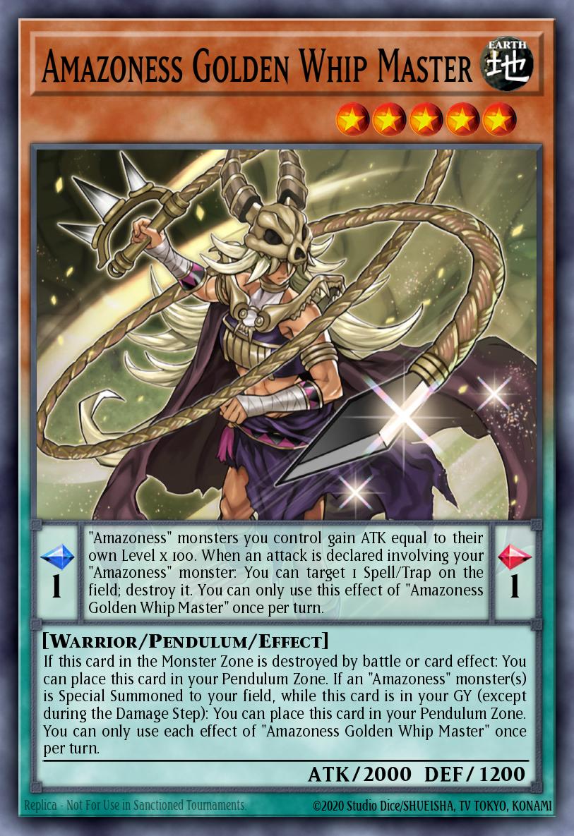 Amazoness Golden Whip Master
